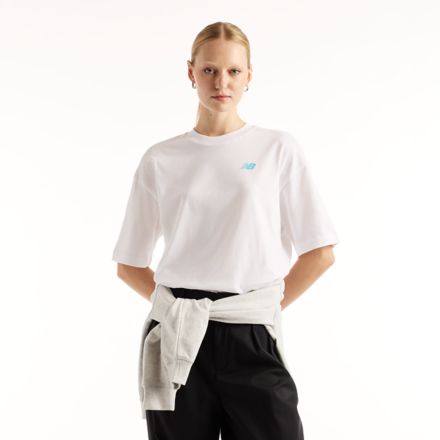Collage Oversized T-Shirt, WHITE, WT62U9L0WT
