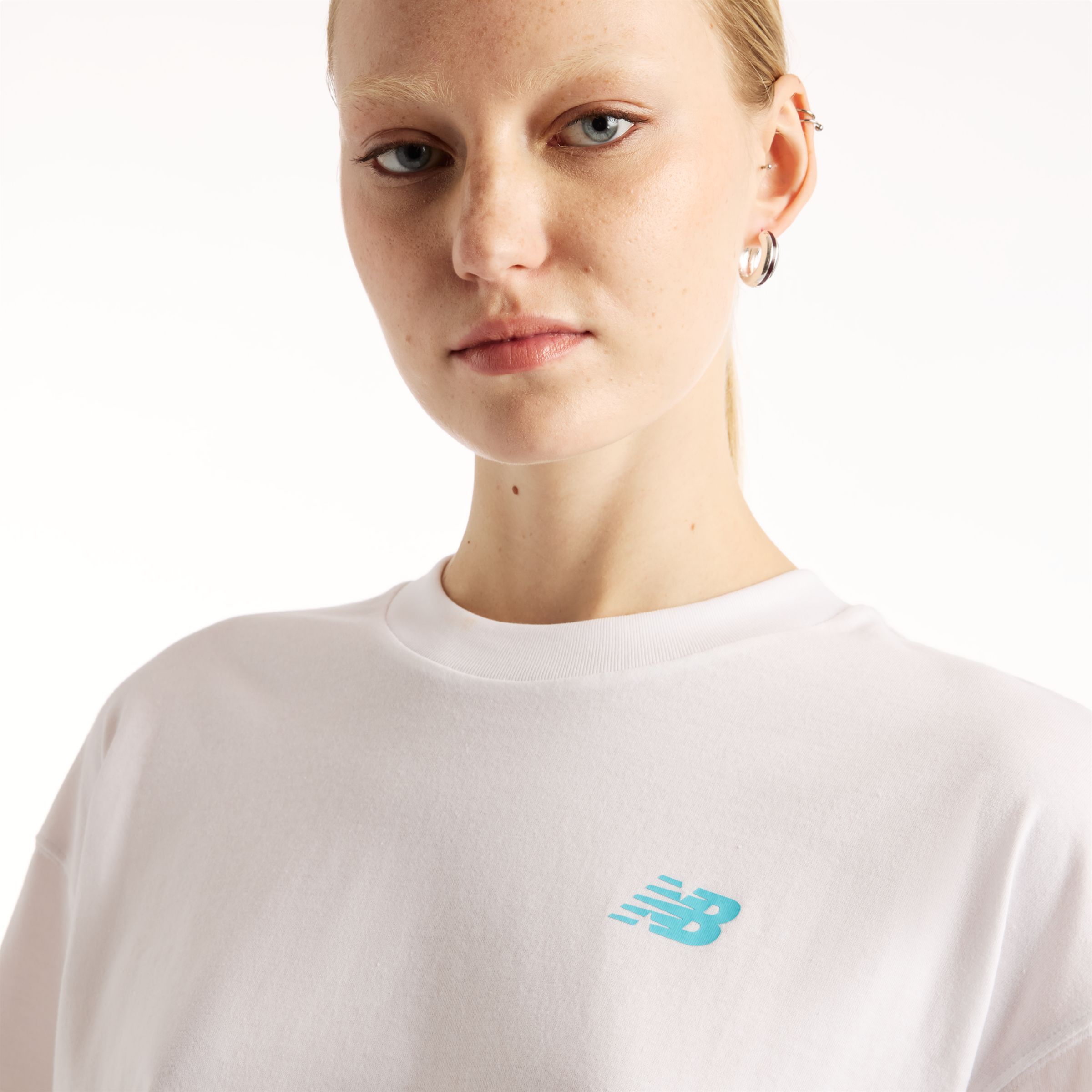 New Balance Collage Oversized T-Shirt, WT62U9L0WT
