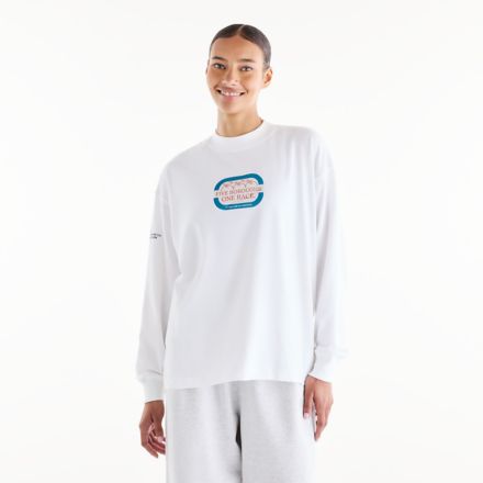 NYC Marathon Graphic Longsleeve T-Shirt - Stickers