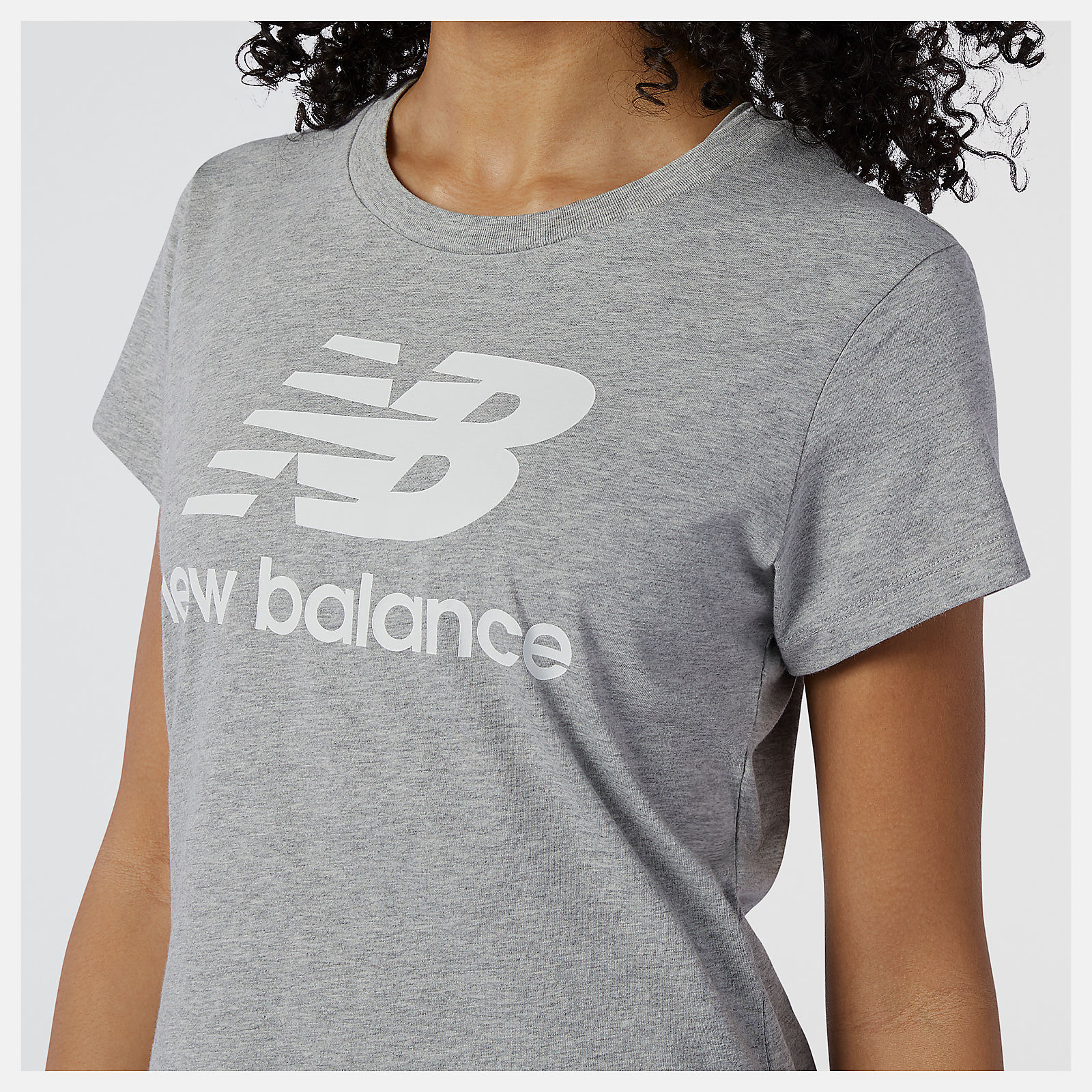 NB Essentials Stacked Logo Tee - New Balance