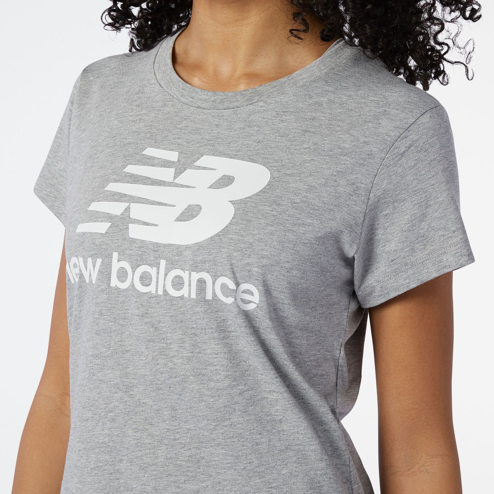 NB Essentials Stacked Logo Tee - New Balance