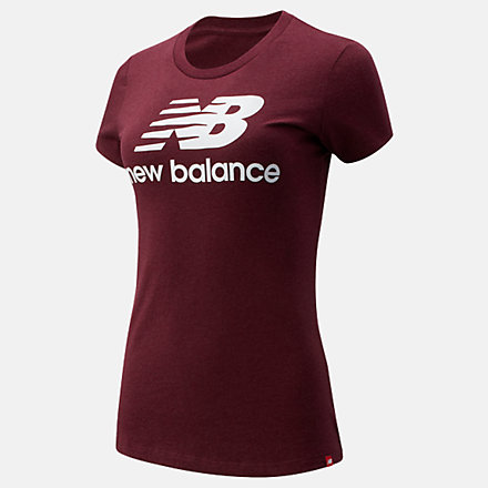 New Balance NB Essentials Stacked Logo Tee, WT91546GTH image number null