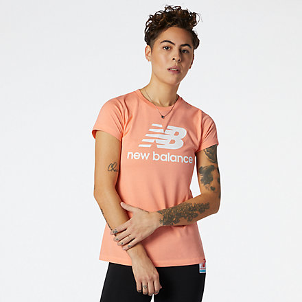 New Balance Essentials Stacked Logo T-Shirt, WT91546PPI image number null