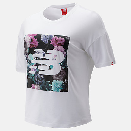 NB Essentials In Bloom T-Shirt, WT93537WT image number null