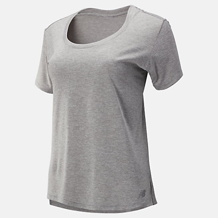 New Balance Core Heather Tee, WT93866AG image number null