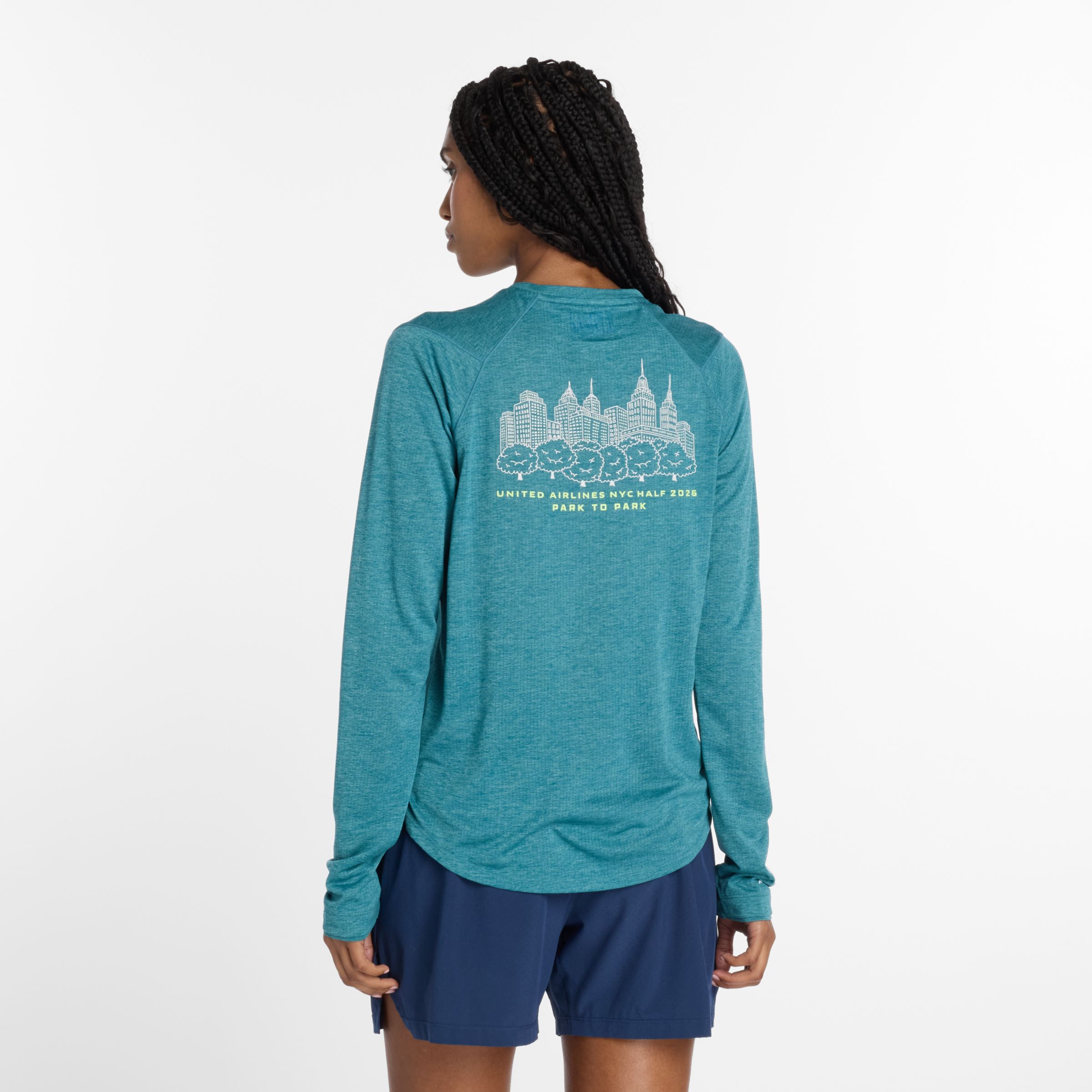 United Airlines NYC Half Graphic RC Essential Long Sleeve