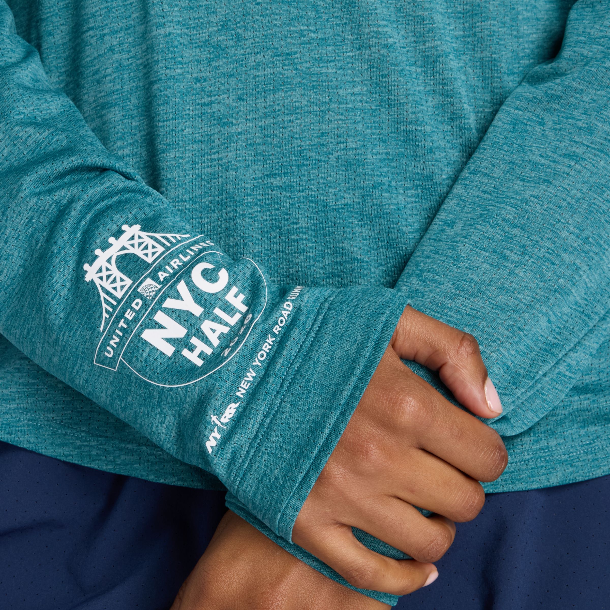 United Airlines NYC Half Graphic RC Essential Long Sleeve