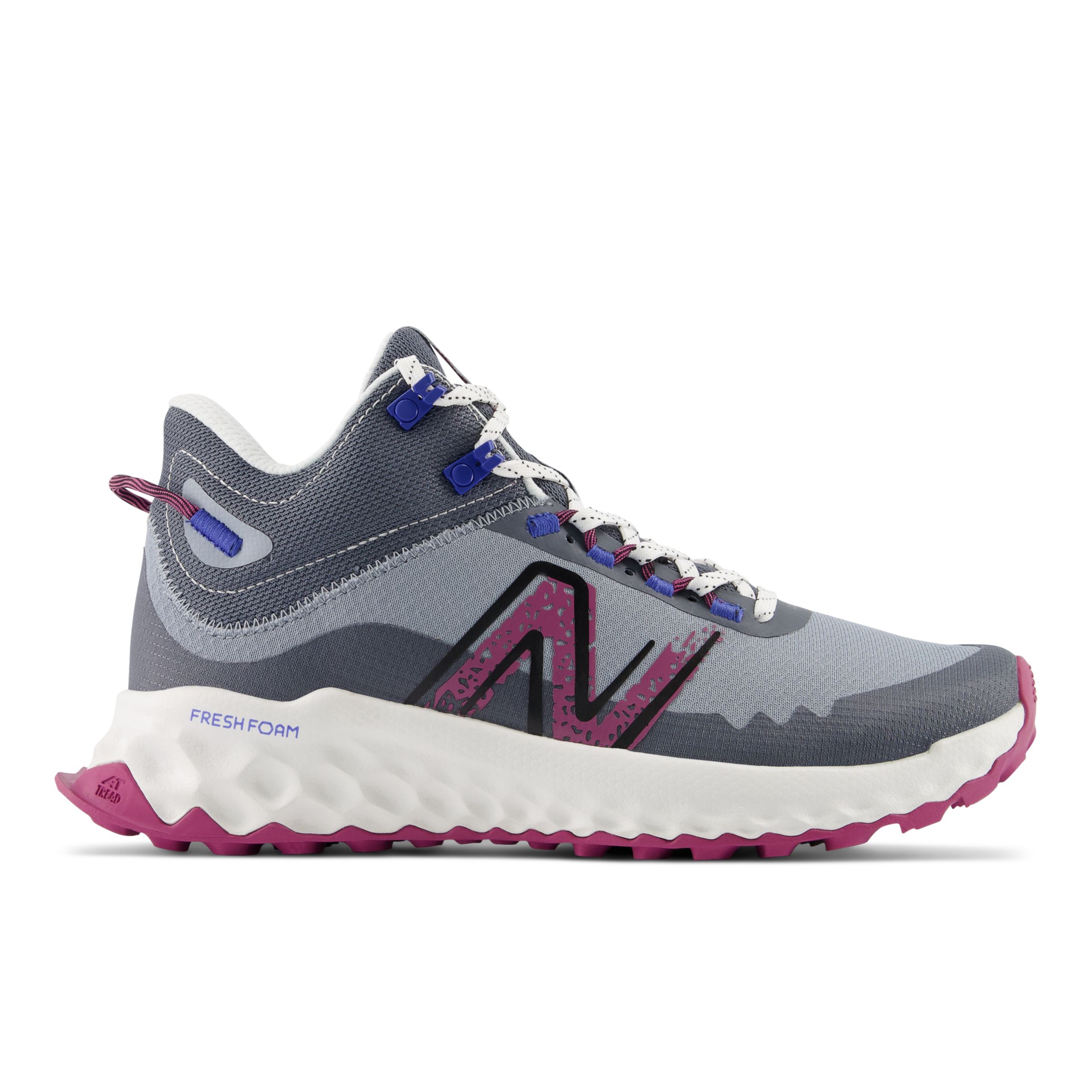 

New Balance Women's Fresh Foam Garoé Midcut Grey/Red/Blue - Grey/Red/Blue