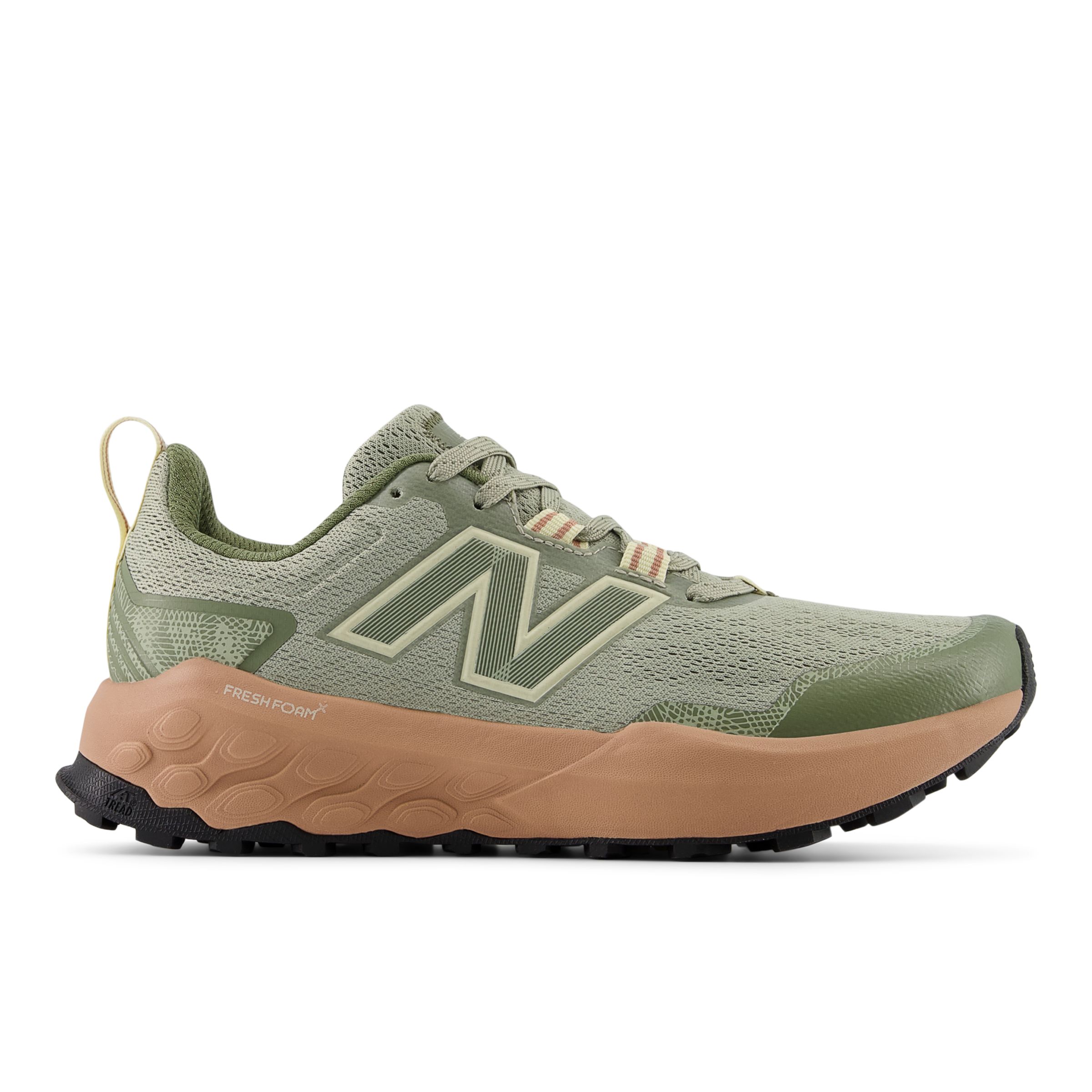 New Balance Femme Fresh Foam X Garoé V2 en Vert/Marron, Textile, Taille 36.5