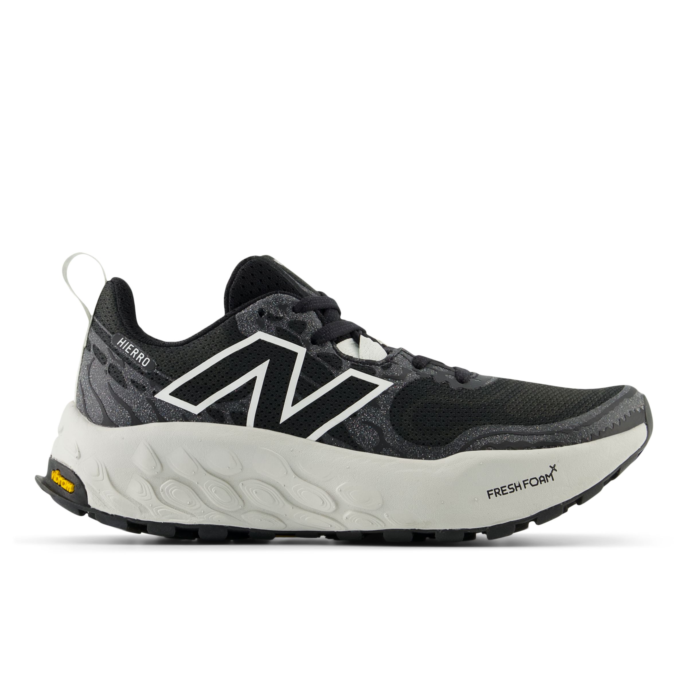 뉴발란스 New Balance Fresh Foam X Hierro v8,Black with Sea Salt and Grey Matter