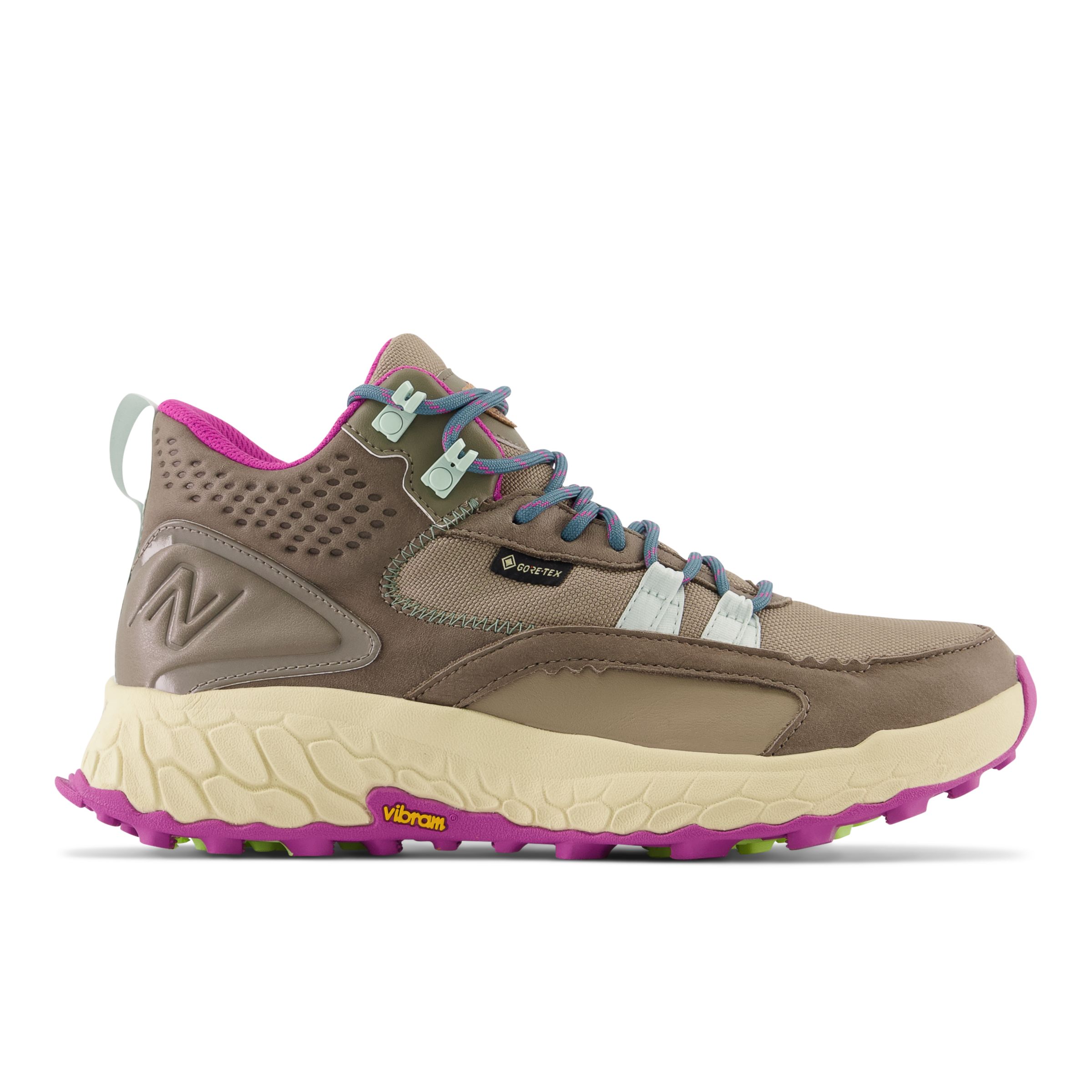 

New Balance Women's Fresh Foam X Hierro Mid Gore-Tex® Grey/Brown/Green - Grey/Brown/Green