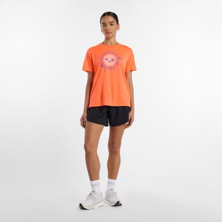 名古屋スポーツエッセンシャルズグラフィックTシャツ3, TANGERINE HEAT, WTK060AAE