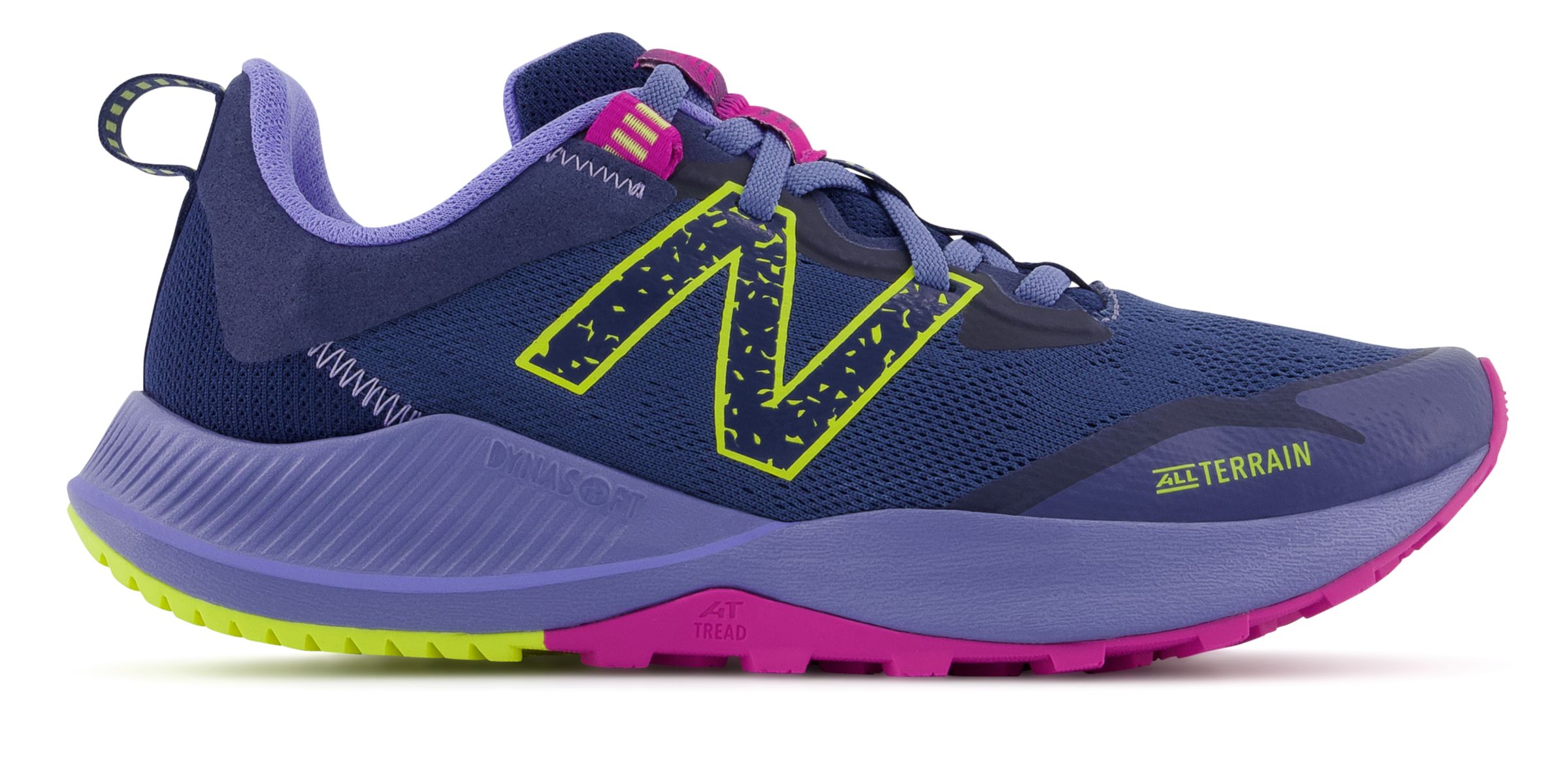 New Balance Women's DynaSoft Nitrel v4 - Blue/Yellow/Pink - WTNTRCN4