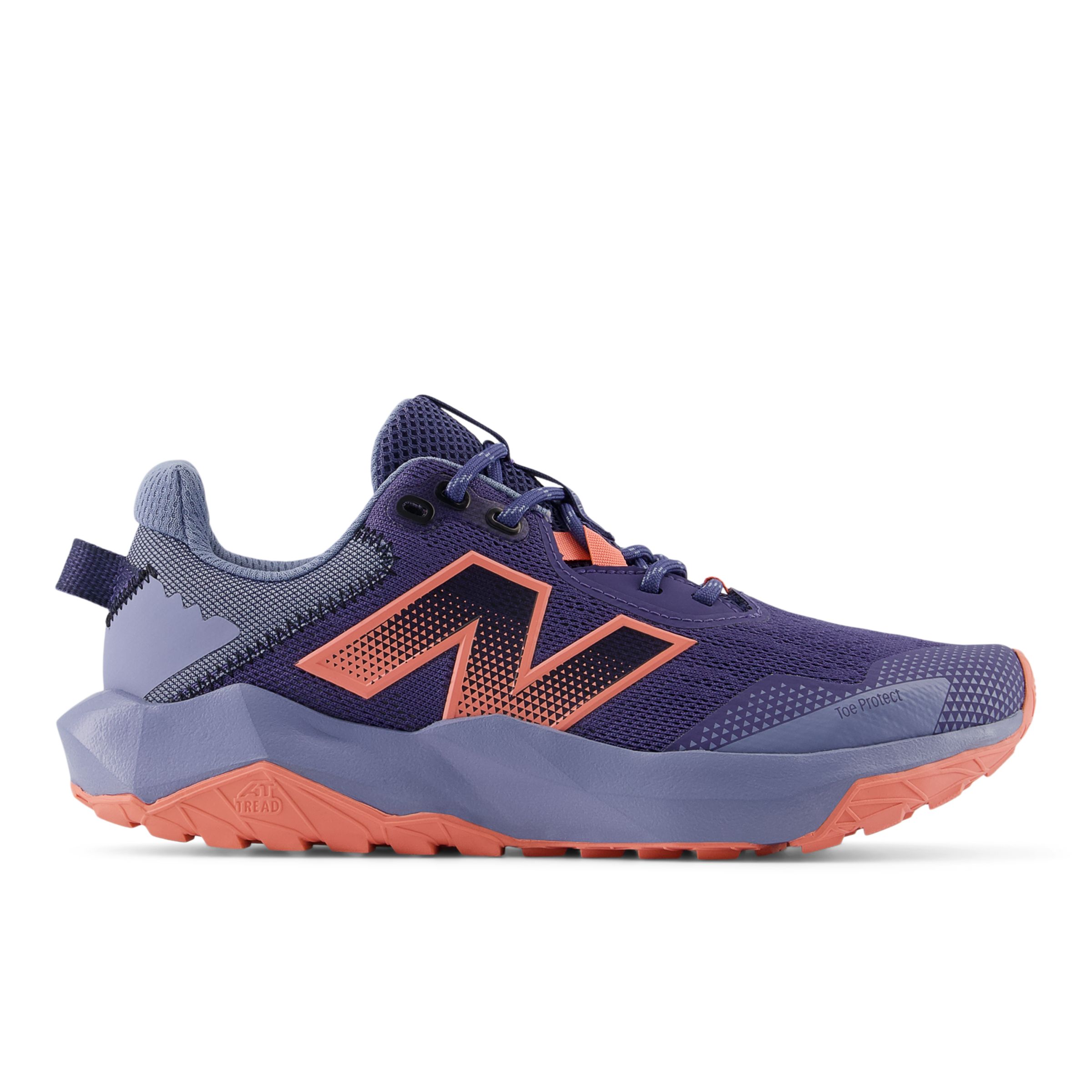 New Balance Women's DYNASOFT NITREL v6 in Blue/Black/Red Textile, size 7.5 Narrow