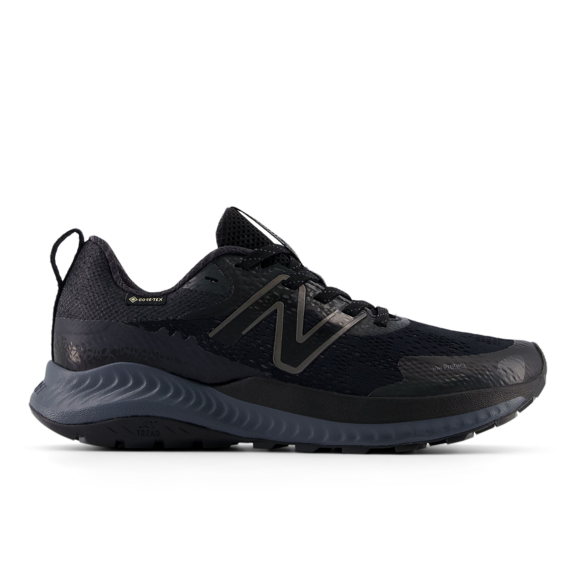 New Balance Women's DYNASOFT NITREL v5 Gore-Tex® in Black/Grey Synthetic, size 6 Narrow