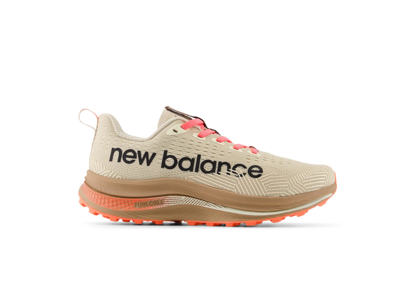 New Balance FuelCell SuperComp Trail in Bisque With Urgent Red With Black — photo 1 of 1