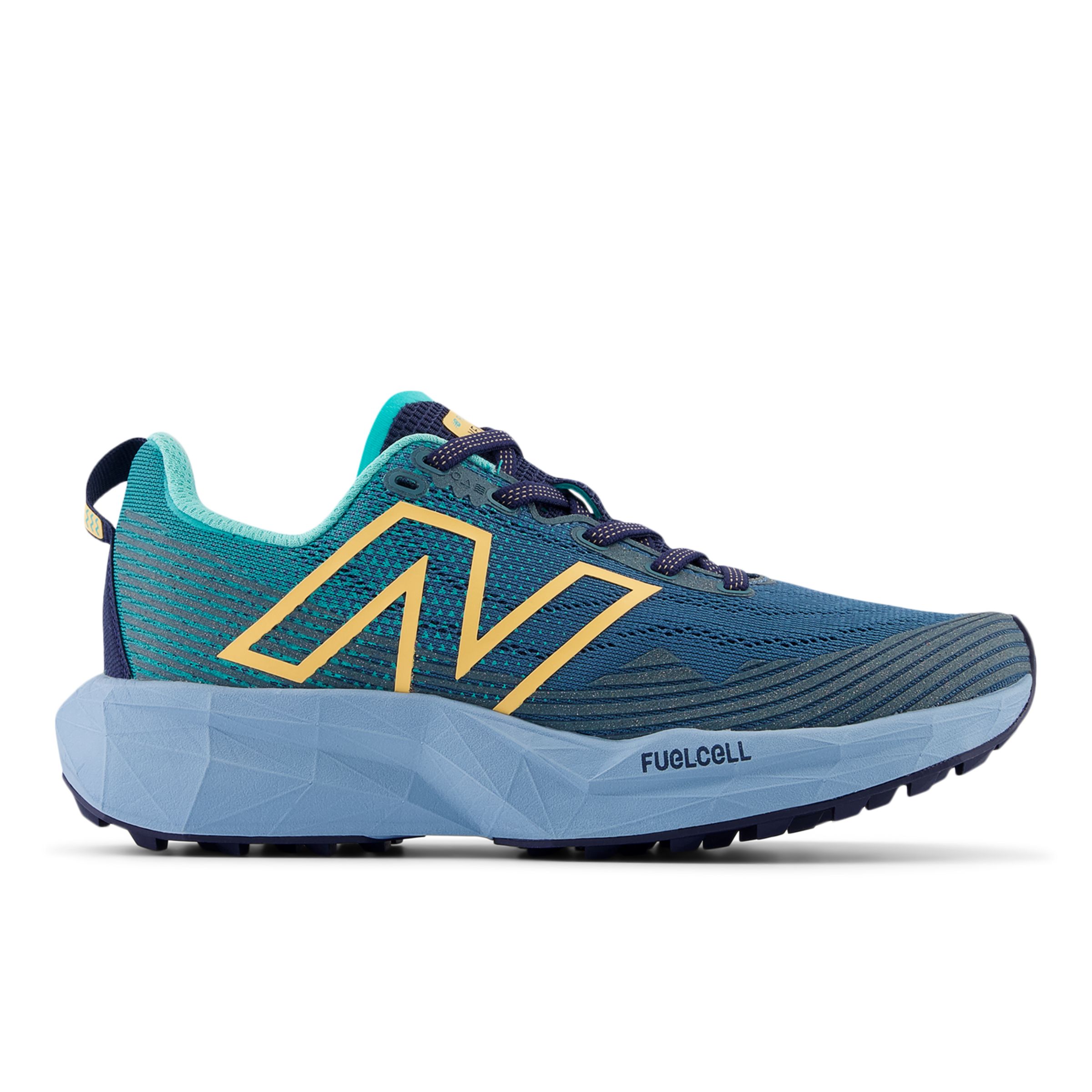 New Balance  Kvinnor FuelCell Venym i Blå/Grön/Orange Syntetisk, Storlek 36.5