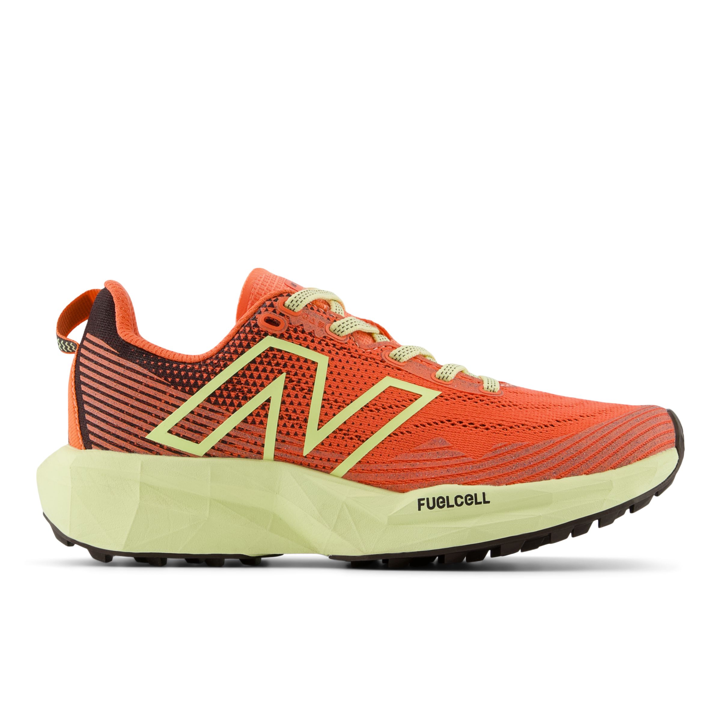 New Balance Women's FuelCell Venym in Red/Yellow/Brown Synthetic, size 4.5 Narrow