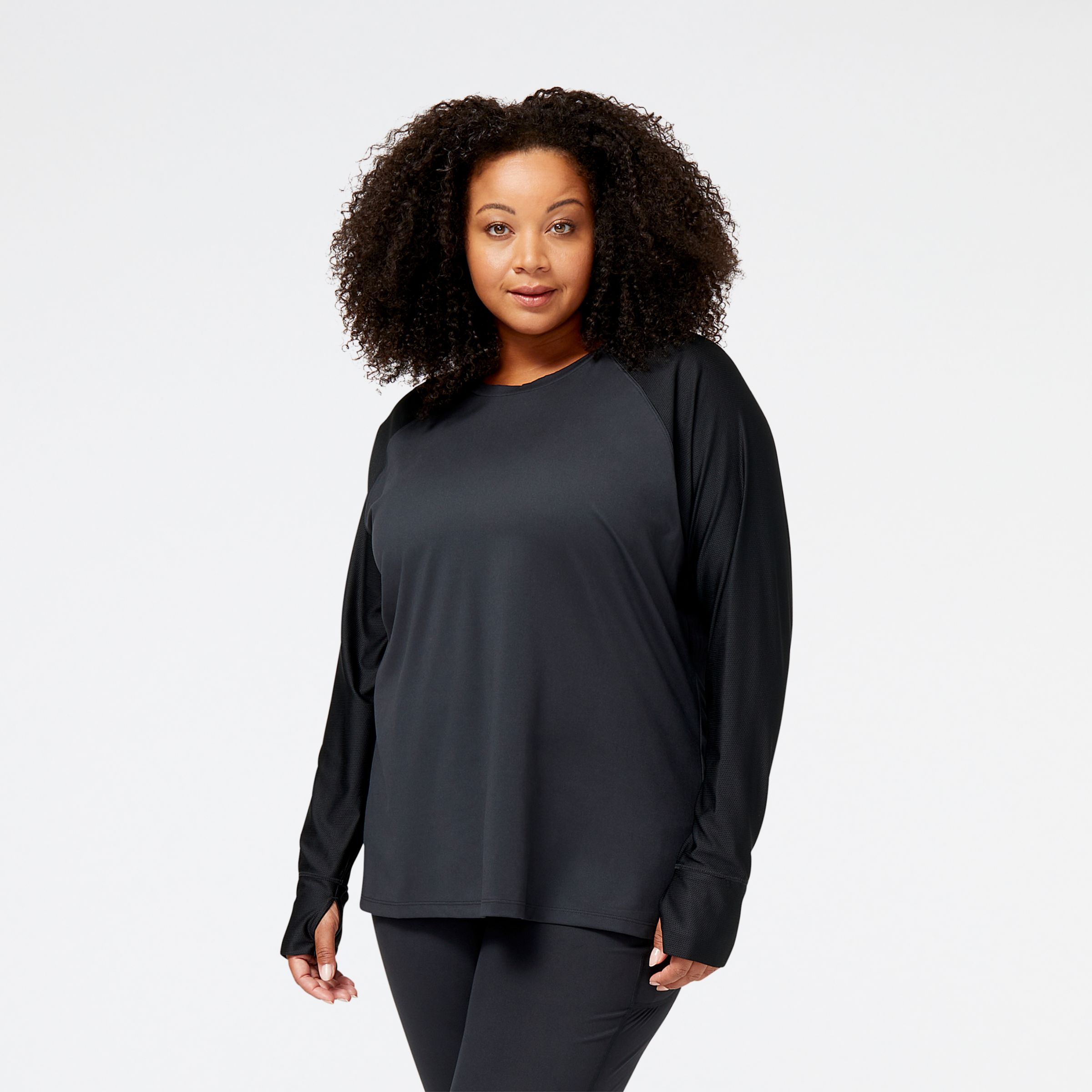 

New Balance Women's Shape Shield Long Sleeve Black - Black