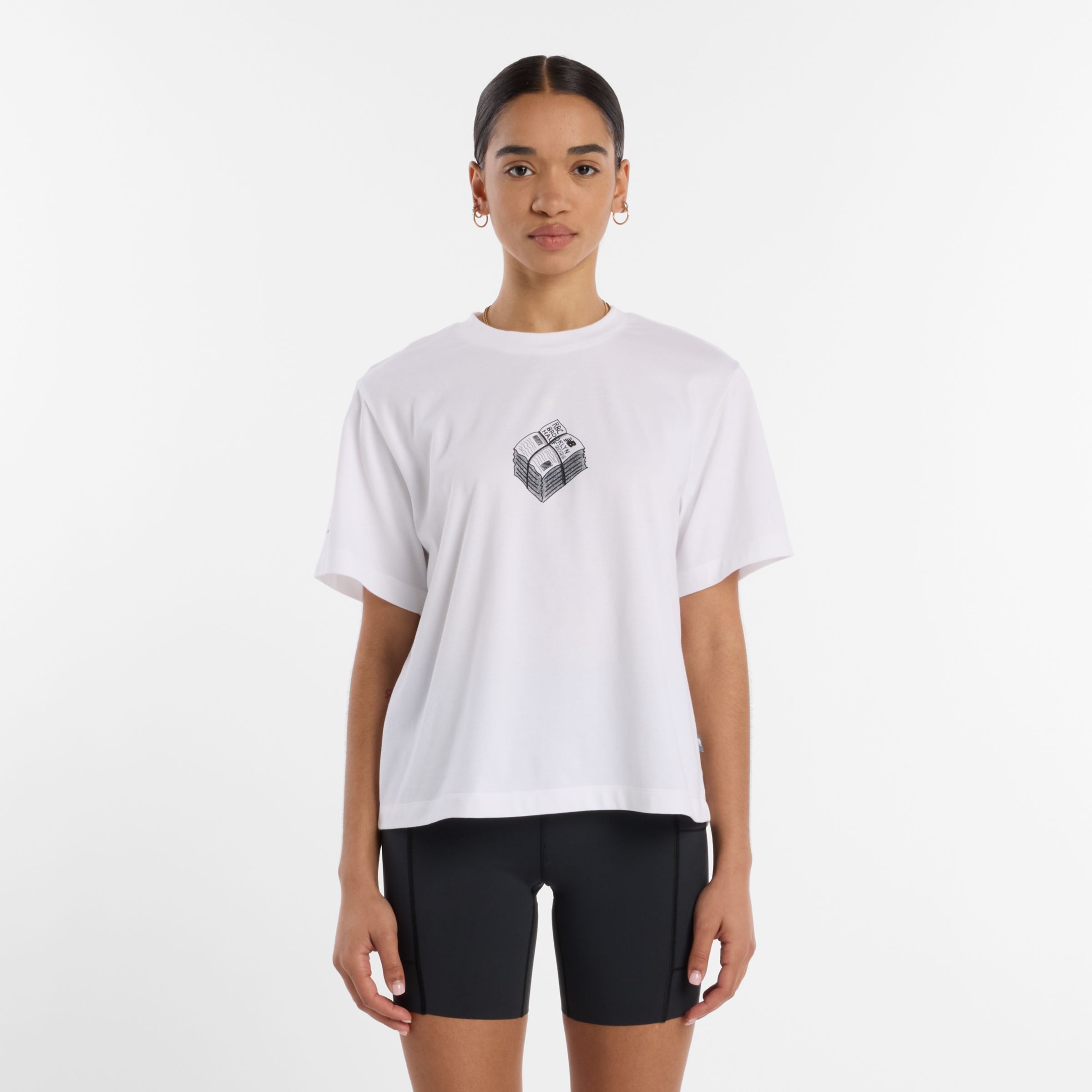 RBC Brooklyn Half Women's Graphic T-Shirt - Newspaper