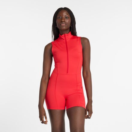 District Vision x New Balance 連身衣, 深紅, WU31294TRE