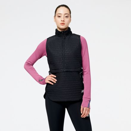 Women's NB Heat Grid Vest Apparel - New Balance