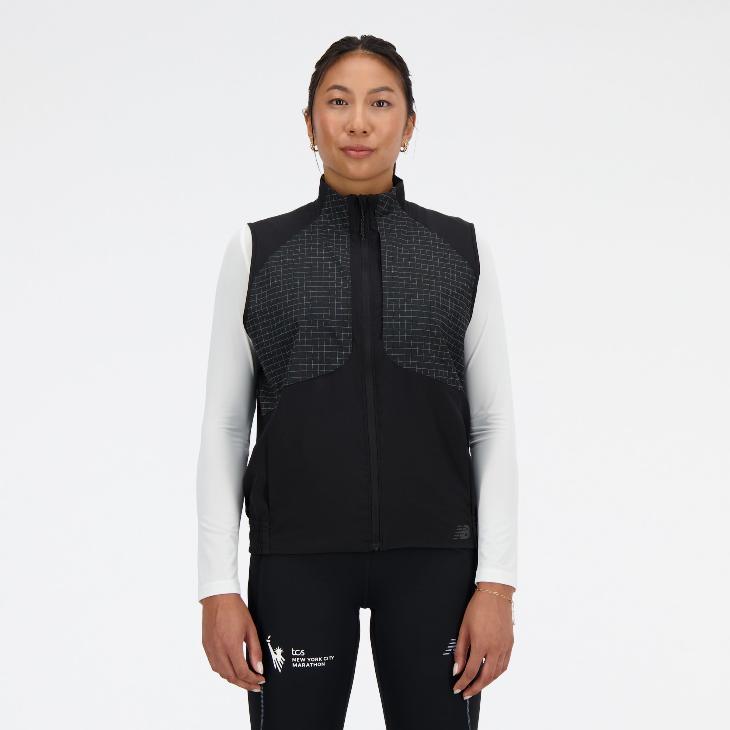 

New Balance Women's NYC Marathon Impact Run Luminous Packable Vest Black - Black