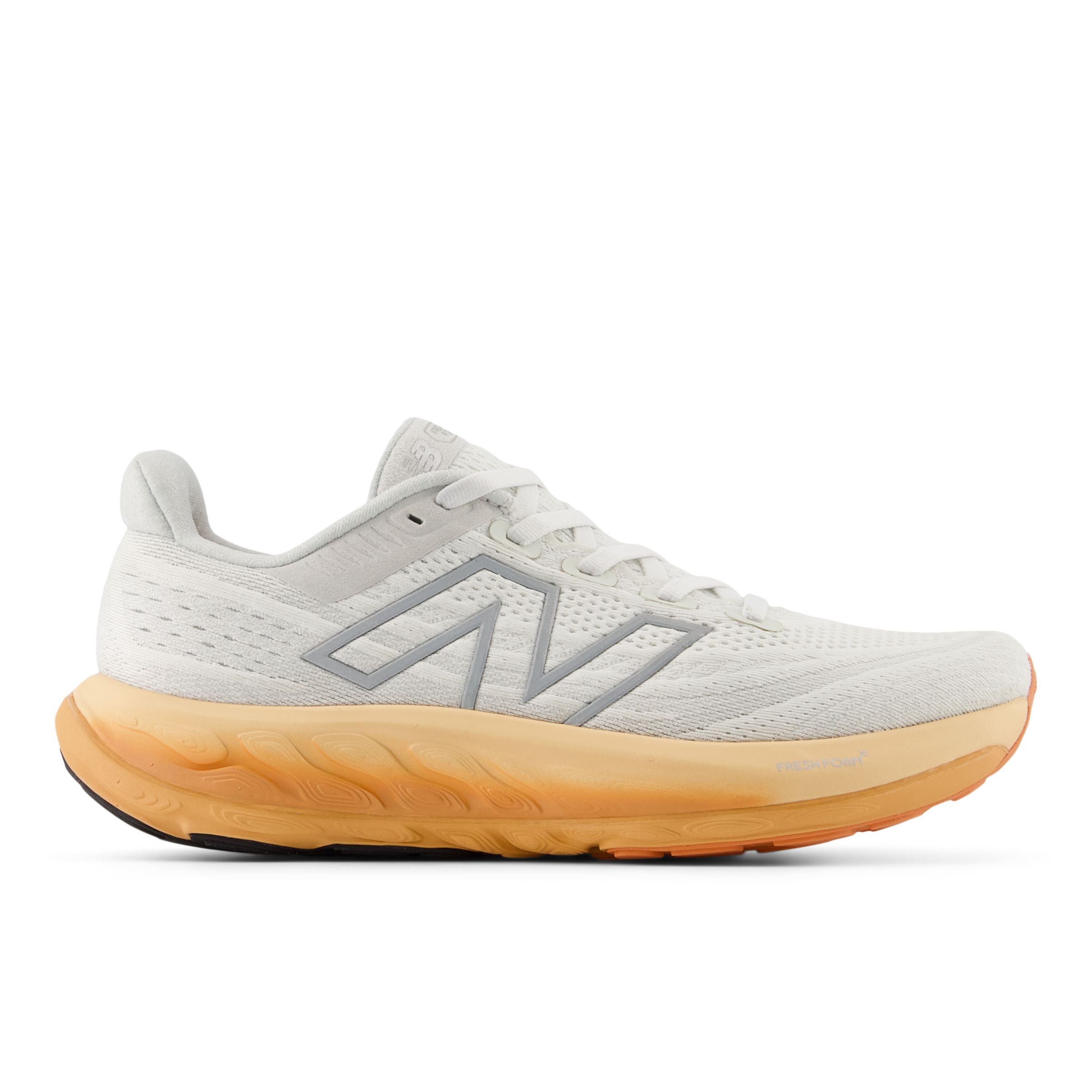 New Balance Women's Fresh Foam X Vongo v6 in Grey/Brown Synthetic, size 5.5 Narrow