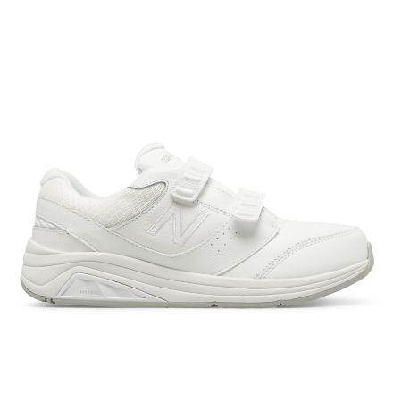 New Balance Womens 928v3 Velcro Walking Shoes - White, White / 8 / 2E