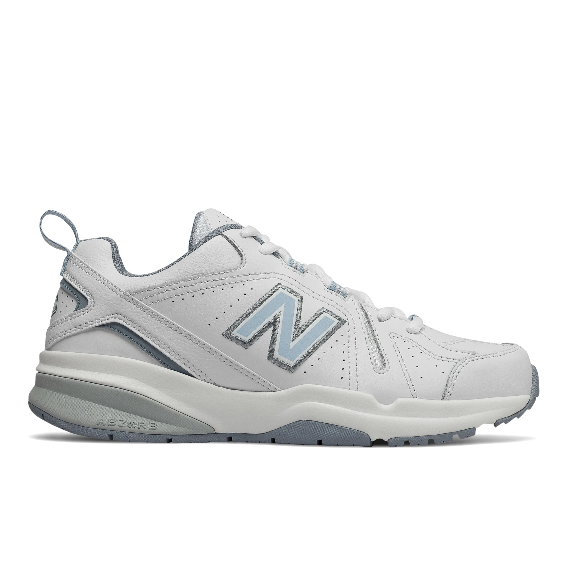 New Balance Femme WX608V5 en Blanc/Bleu