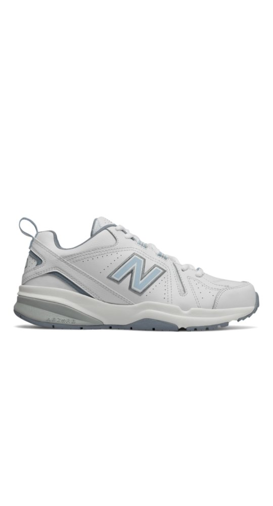 New Balance WX608V5 in White With Light Blue
