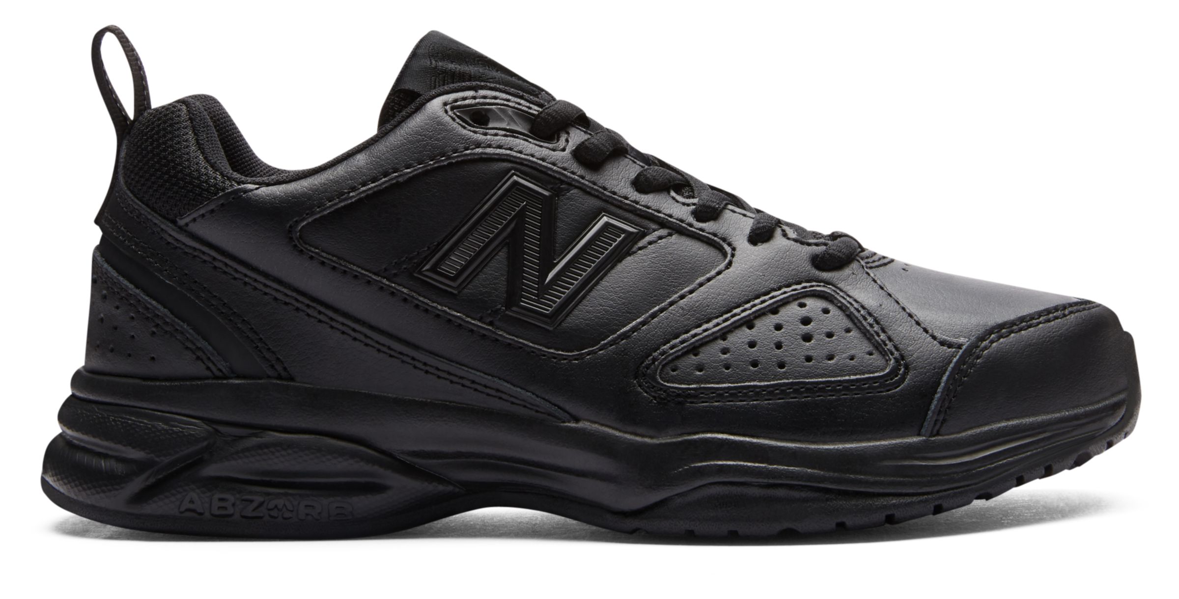 new balance 624 black 2e