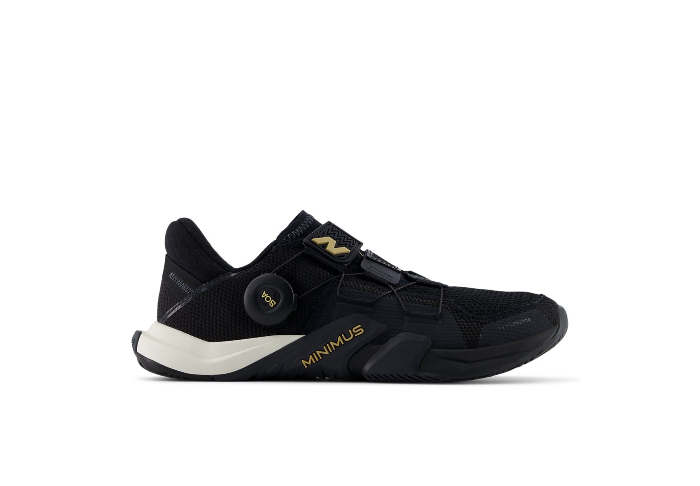 New Balance Minimus TR BOA® v2 in Black With Phantom With Gold Metallic With Sea Salt — photo 1 of 1