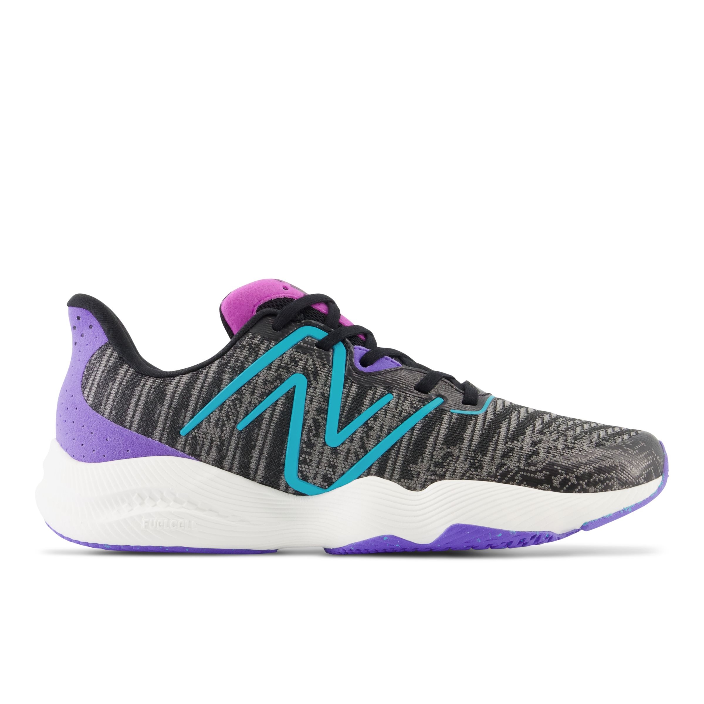 New Balance Women's FuelCell Shift TR v2 in Black/Blue/Pink Textile, size 7.5 Narrow