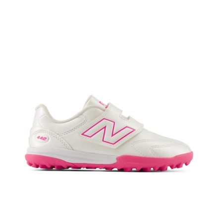 442 Team Hook & Loop Jnr TF V3, SEA SALT with PINK HEAT with GOLD METALLIC, Y43VT9IW