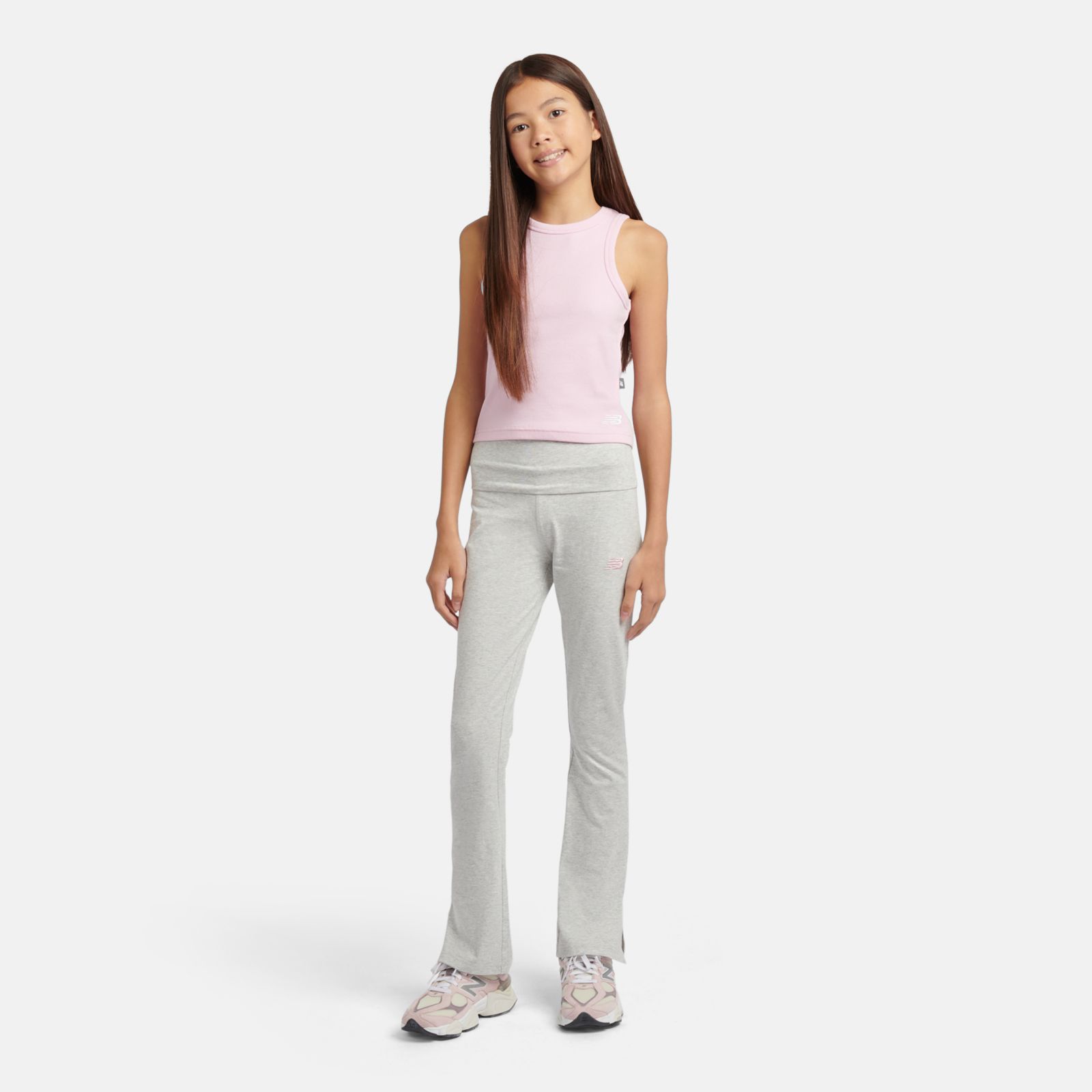 Детские брюки New Balance Roll Down Flare Legging — фото 2
