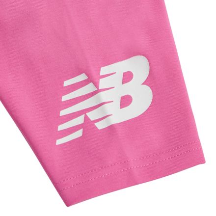 Stacked Logo Cycle Short, AZUL OXFORD, YB61M7T1AAC