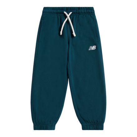 French Terry Small Logo Jogger, Gris atl&eacute;tico jaspedado, YB61N10FAAV