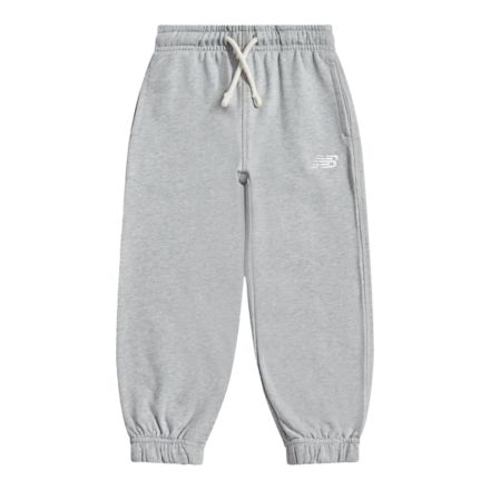 French Terry Small Logo Jogger, Athletic Grey Heather, YB61N10FAGT