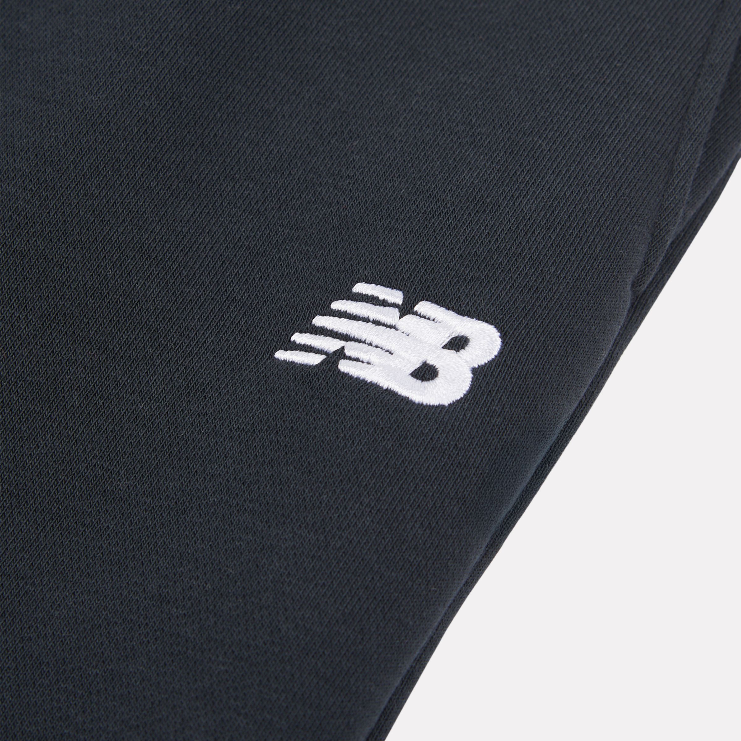 New Balance Brush Back Small Logo Wide Leg Pant, YB6252HMBK