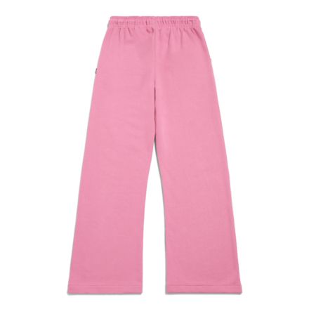 Brush Back Small Logo Wide Leg Pant, ROSA ESFUMADO, YB6252HMPKA