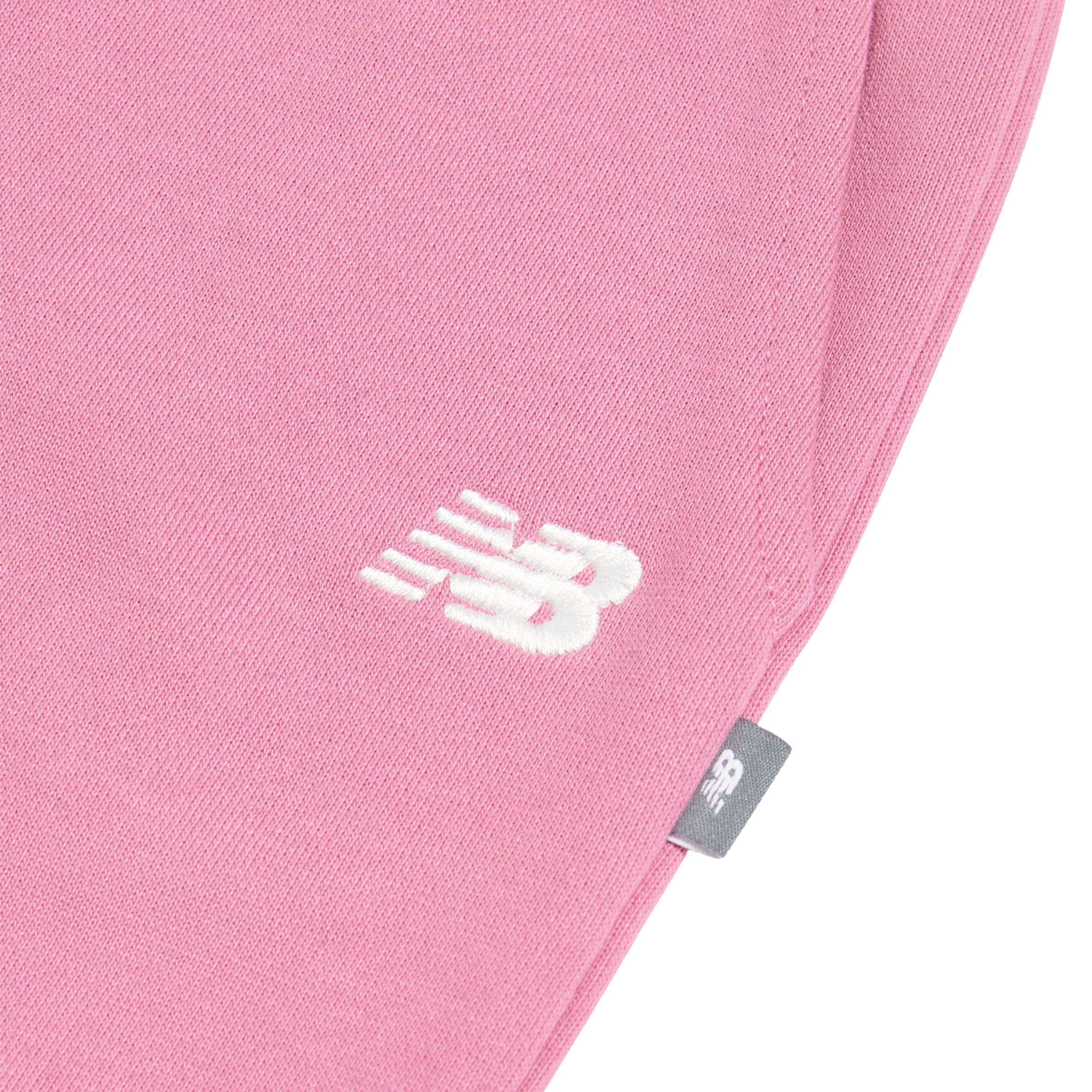Brush Back Small Logo Wide Leg Pant