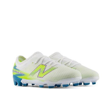 Furon Team Jnr FG V9, WHITE with ALKALINE GREEN, YF3F3V9