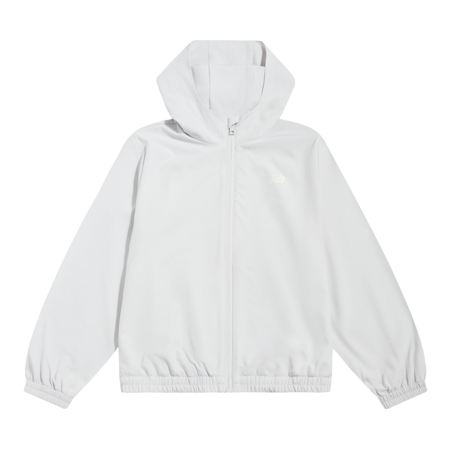 Детская куртка New Balance NB Essential Full Zip Track Jacket, цвет: Серый — фото 5