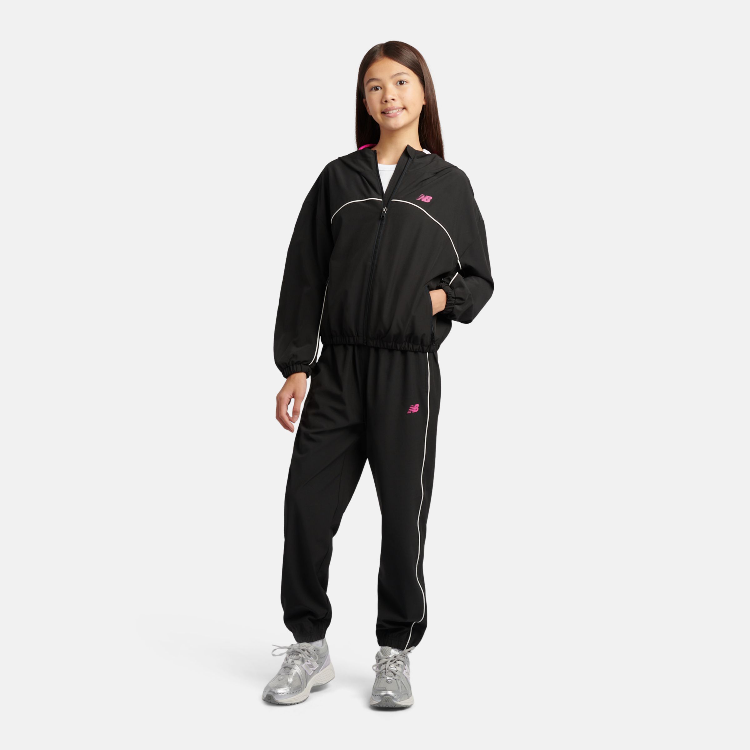 Contrast Piping Track Jacket