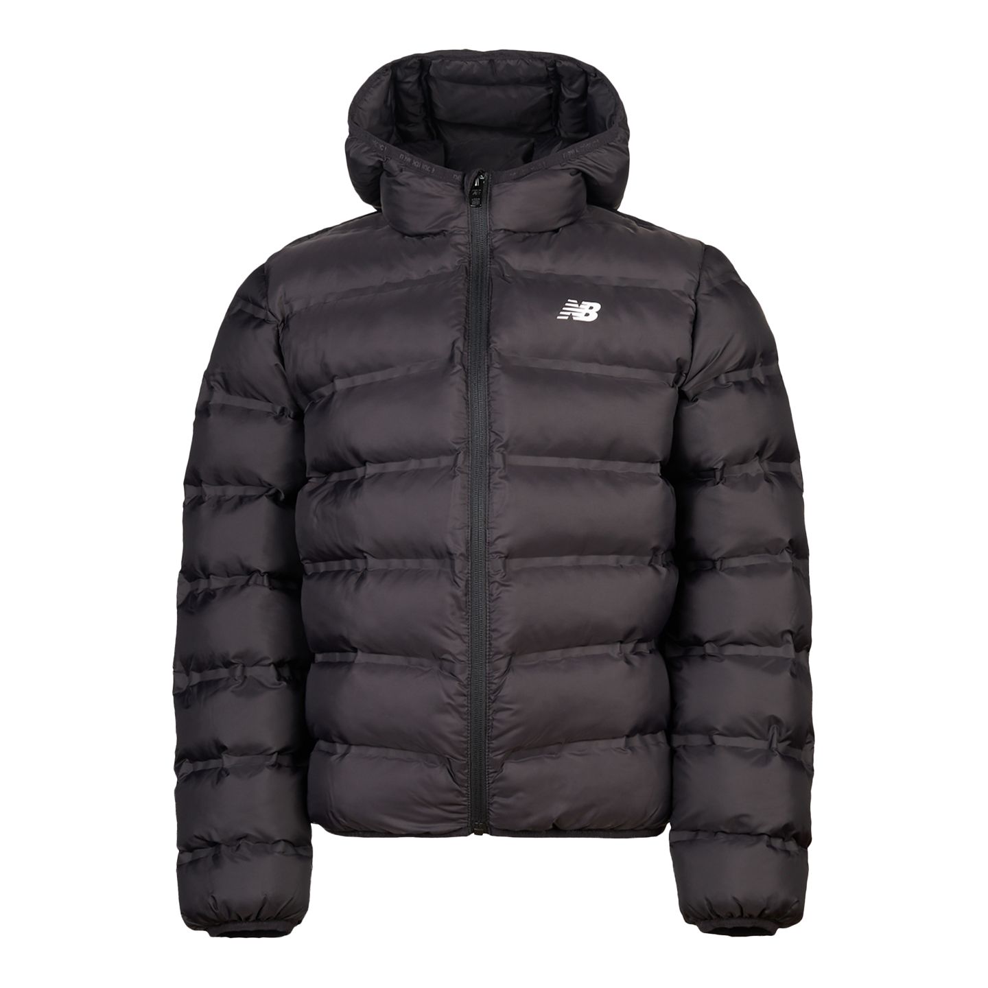 Детская куртка New Balance Bond Quilted, цвет: Чёрный разноцветный — фото 1