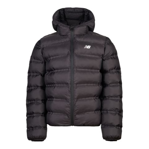 Детская куртка New Balance Bond Quilted, цвет: Чёрный разноцветный
