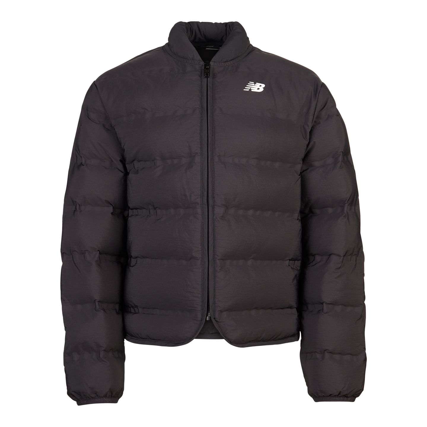 Детская куртка New Balance Cropped Bonded Quilted, цвет: Чёрный — фото 1