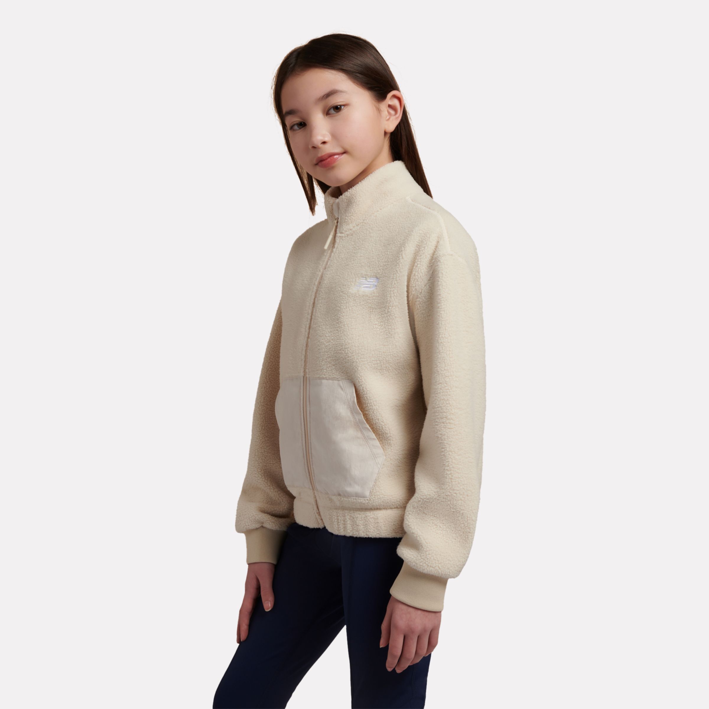New Balance Fleece Jacket, YJ62K01UBIS