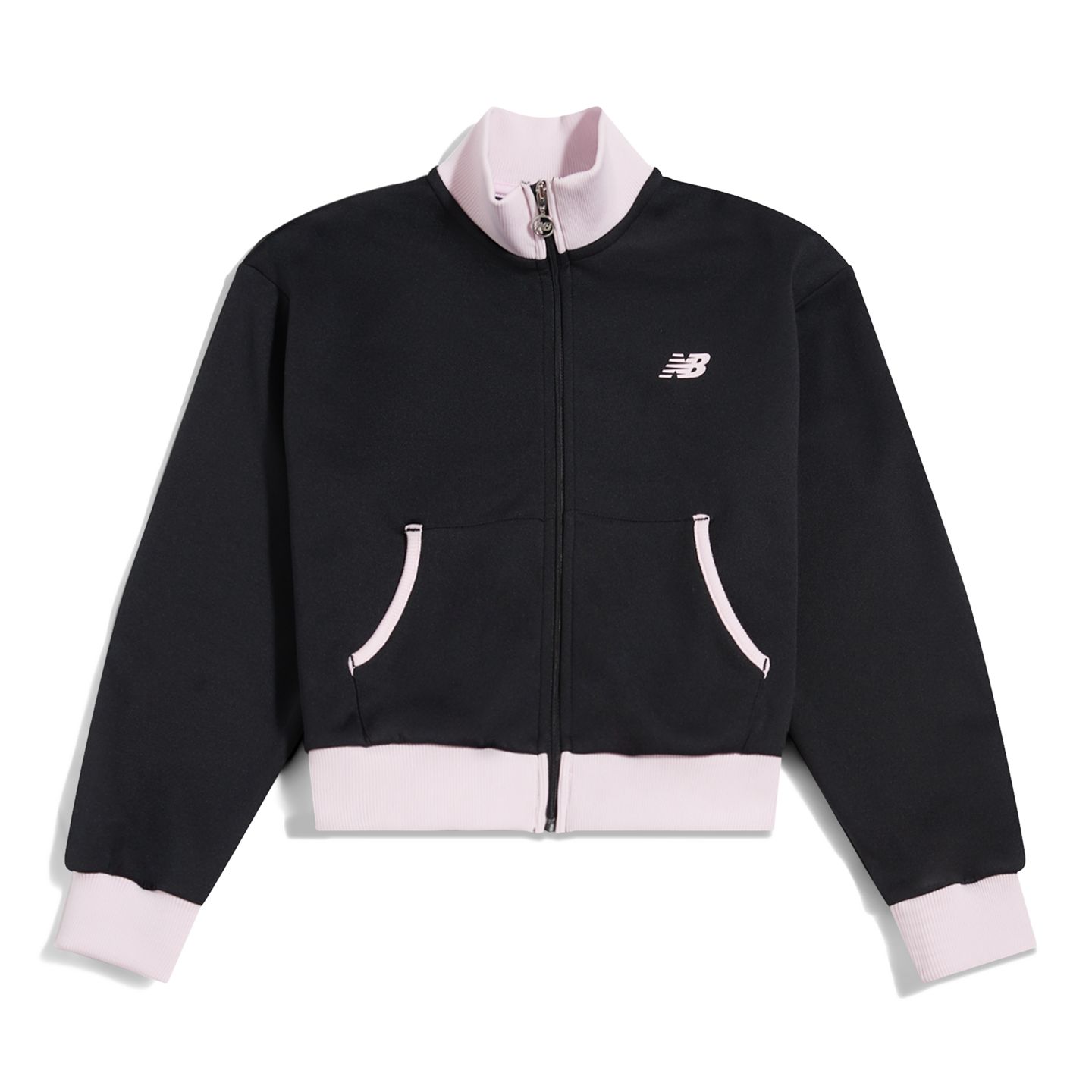 Детская куртка New Balance Athletics Varsity Track, цвет: Чёрный — фото 2
